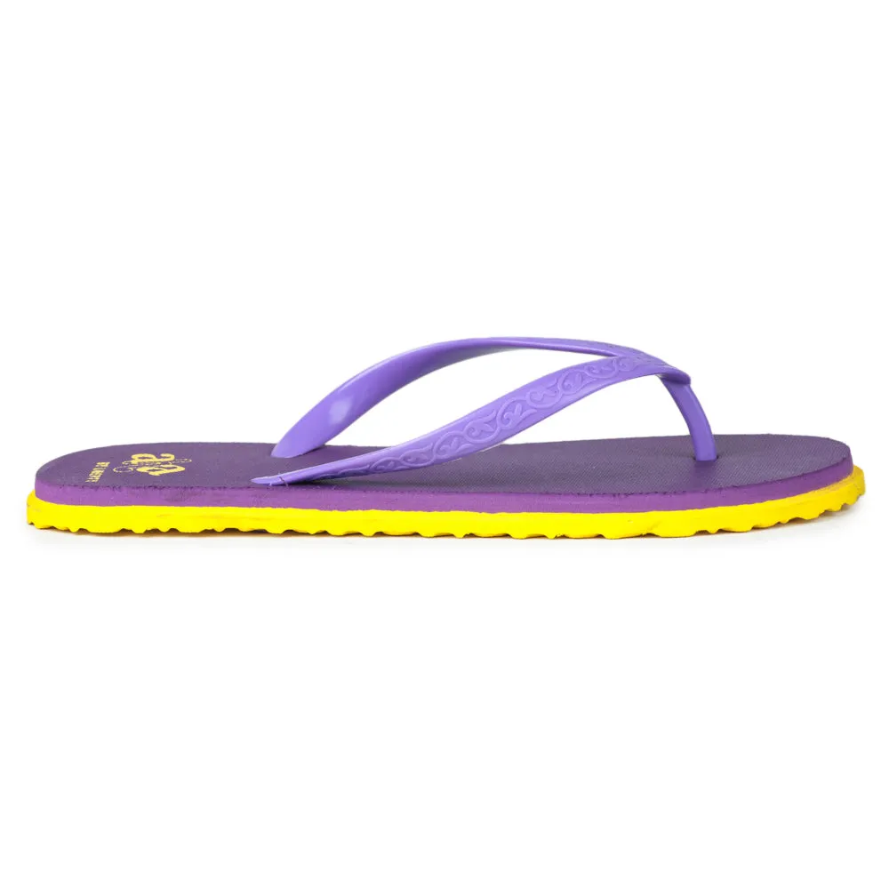 A-HA Casual Purple Flip-Flop For Women XL-HS02 By Liberty