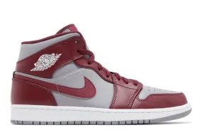 Air Jordan 1 Mid 'Cherrywood Red' Cement