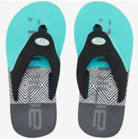 Animal Jekyl Logo Boys Flip Flop - Pacific