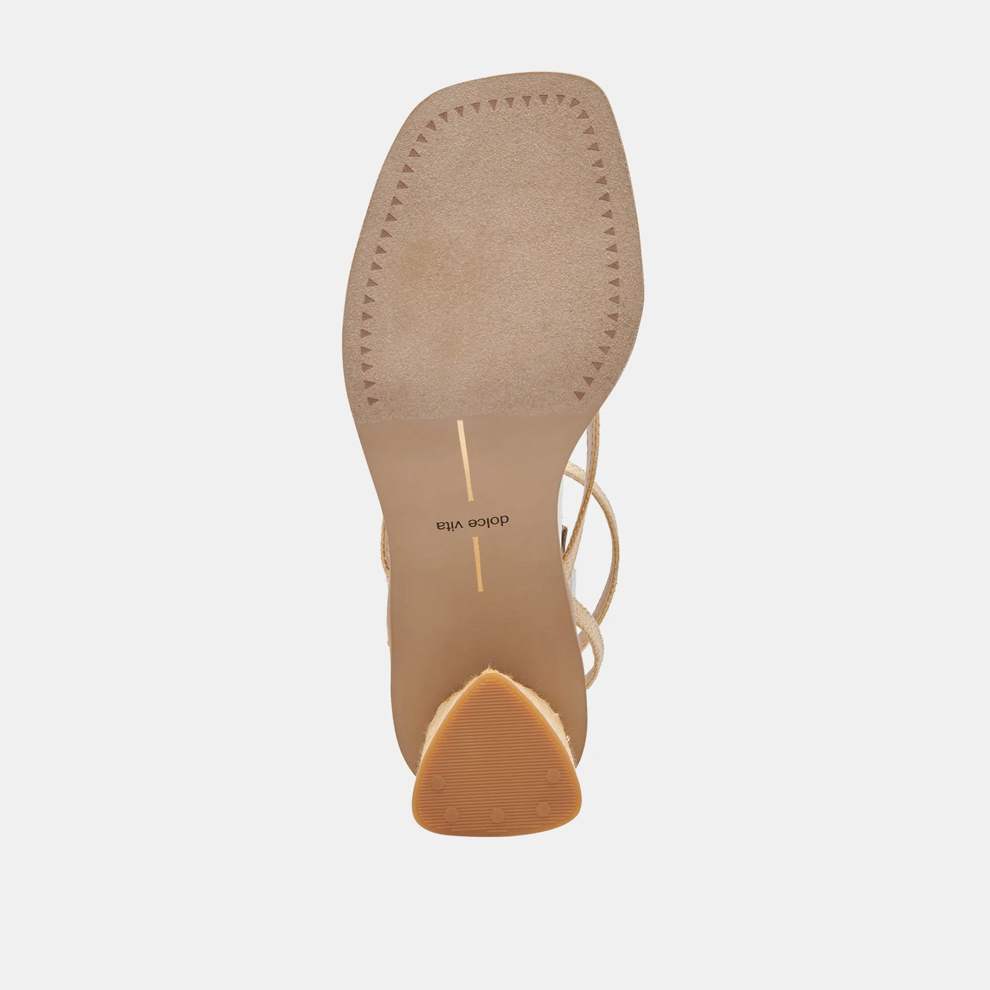 BANITA SANDALS LT NATURAL RAFFIA