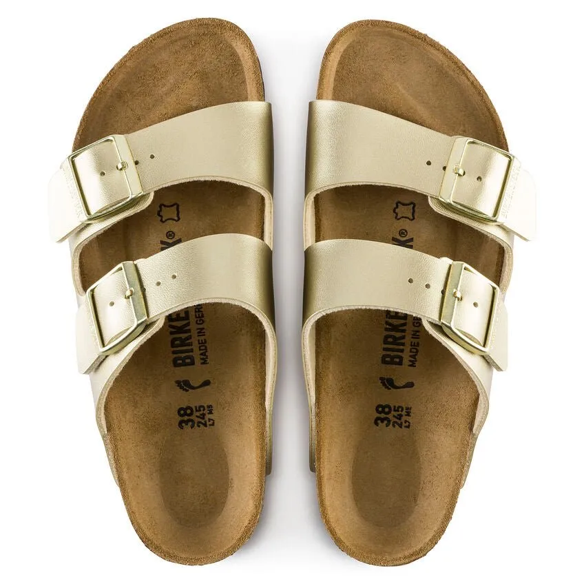 Birkenstock Women's Arizona - Gold Birko-Flor