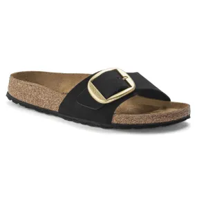 Birkenstock Women's Madrid Big Buckle Gold Sandal - Nubuck Leather