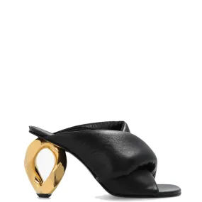 Chain Mule, Black/Gold