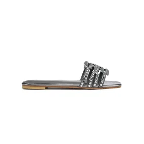 Embellished Slide Sandal MY 329