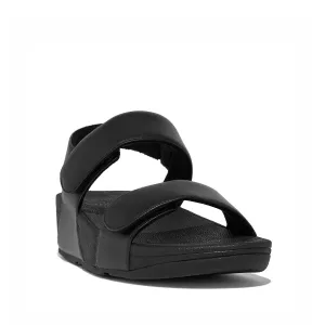 Fit Flop Lulu Adjustable Back-Strap Sandals Black פיט-פלופ סנדלי נשים שחור