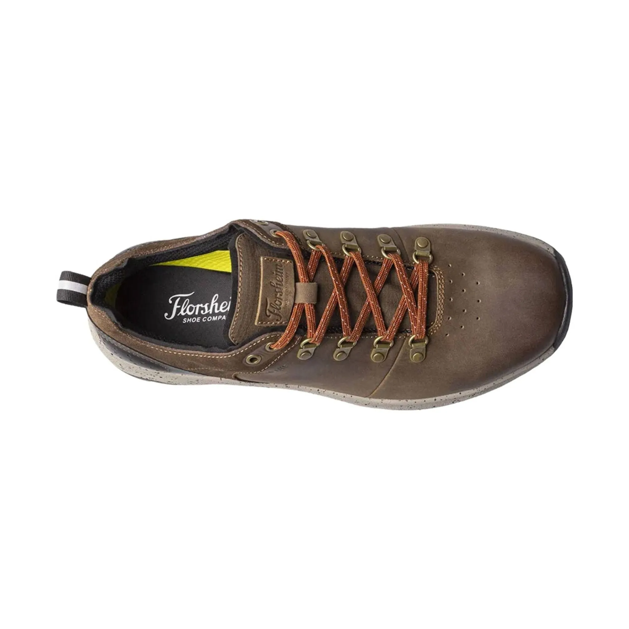 Florsheim Men's Tread Lite Plain Toe Lace Up Sneaker - Brown Crazy Horse