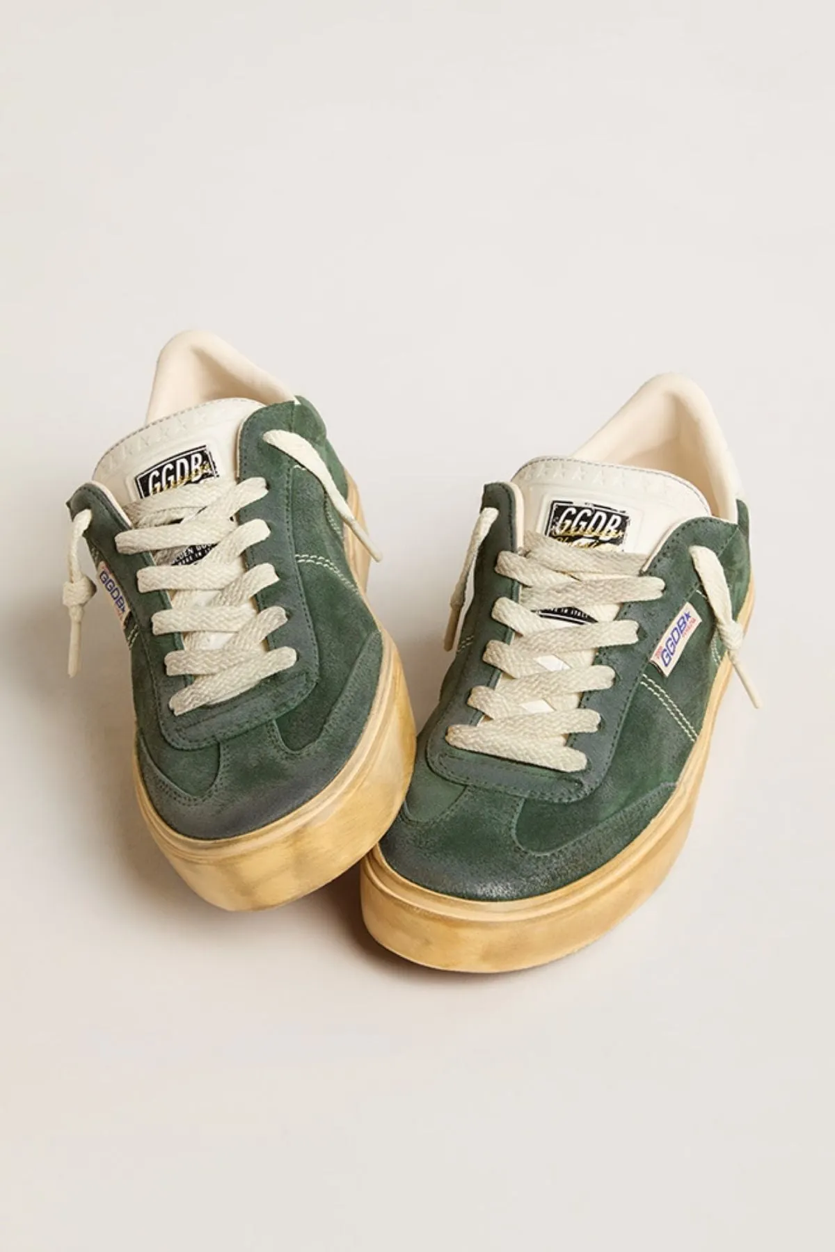 Golden Goose Soul Star Sneaker - Green/ Milk