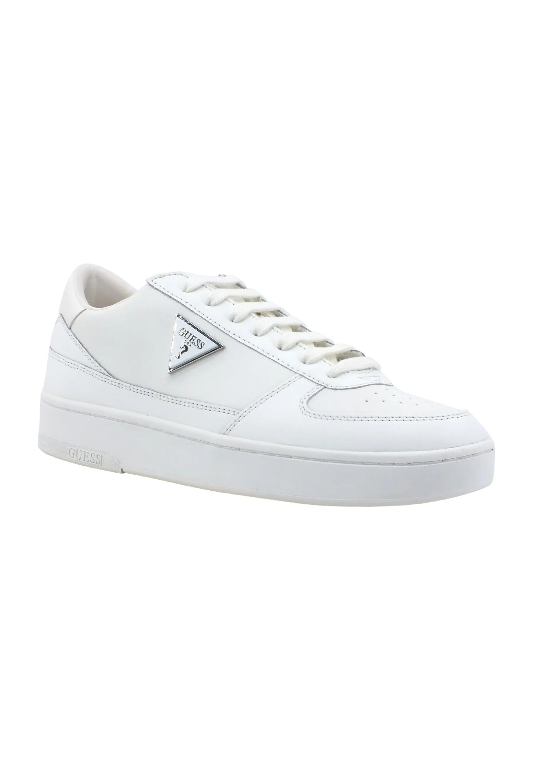 GUESS Sneaker Basket Ox Uomo White FM7SILLEA12