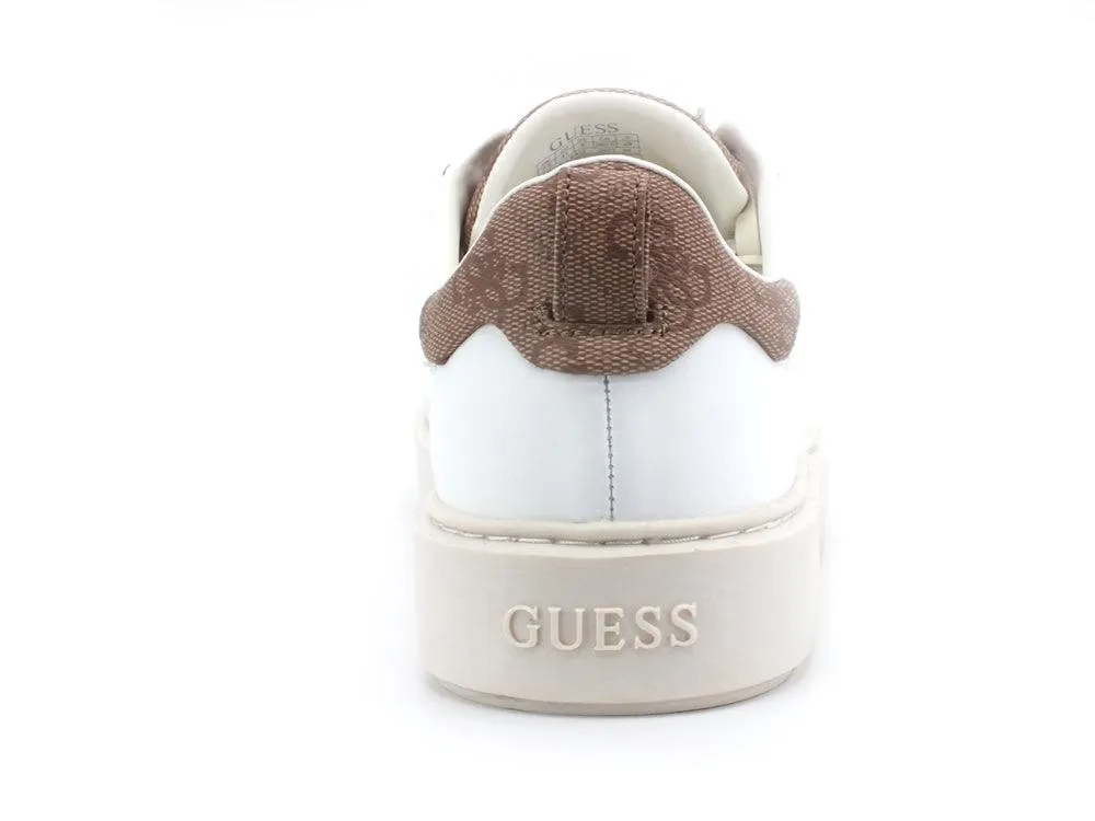 GUESS Sneaker Profilo Retro Loghi Beige Brown FM5VICLEA12