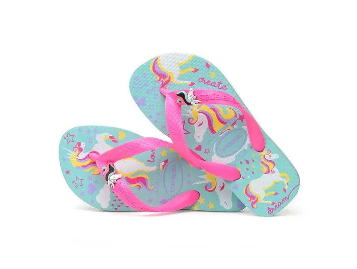 Havaianas Kids Fantasy Ice Blue Unicorn