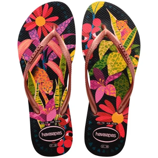 HAVAIANAS -  Ladies Slim Tropical Flip Flops