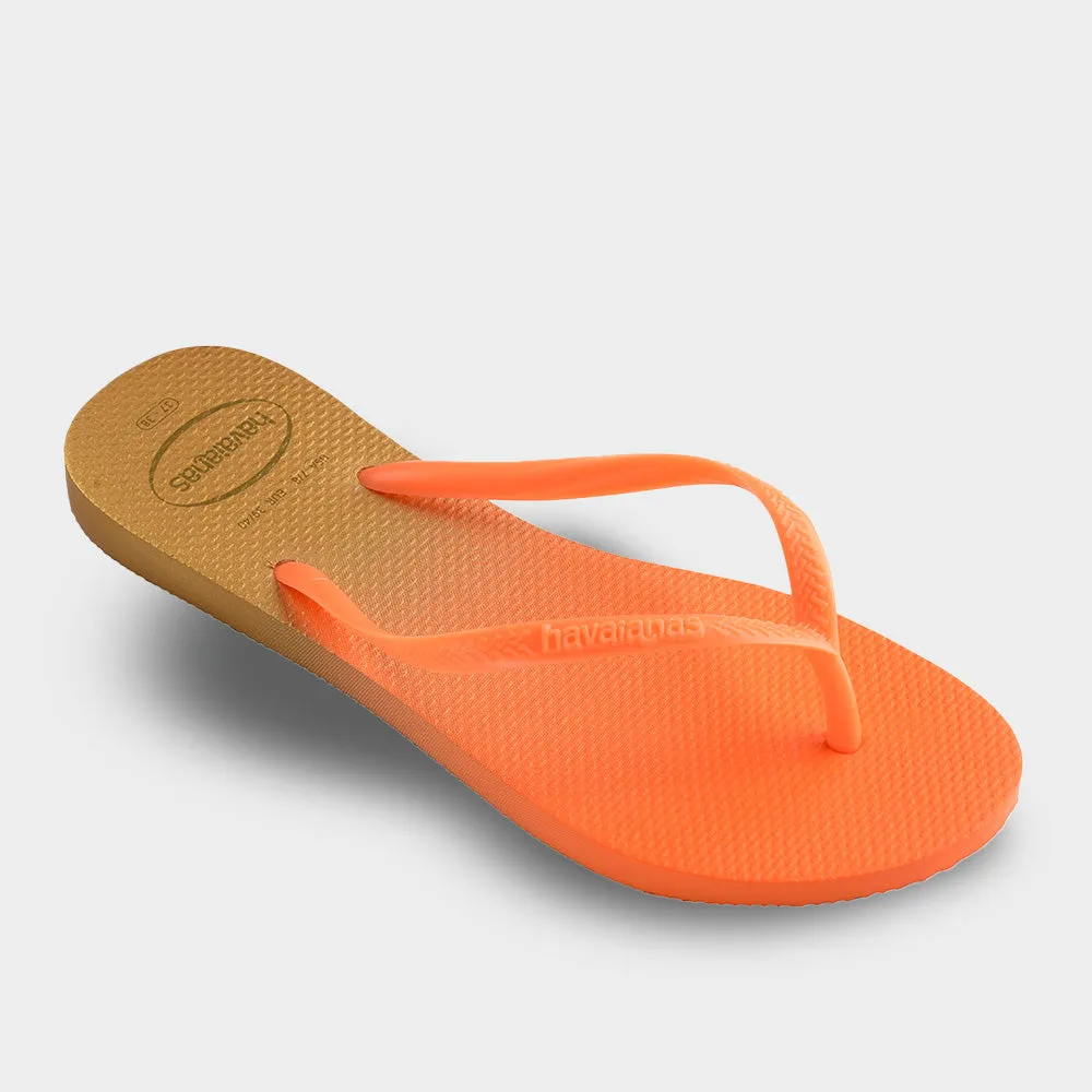 Havaianas Womens Slim Gradient Sandal Orange _ 183483 _ Orange