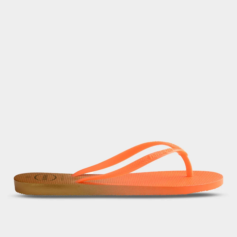 Havaianas Womens Slim Gradient Sandal Orange _ 183483 _ Orange