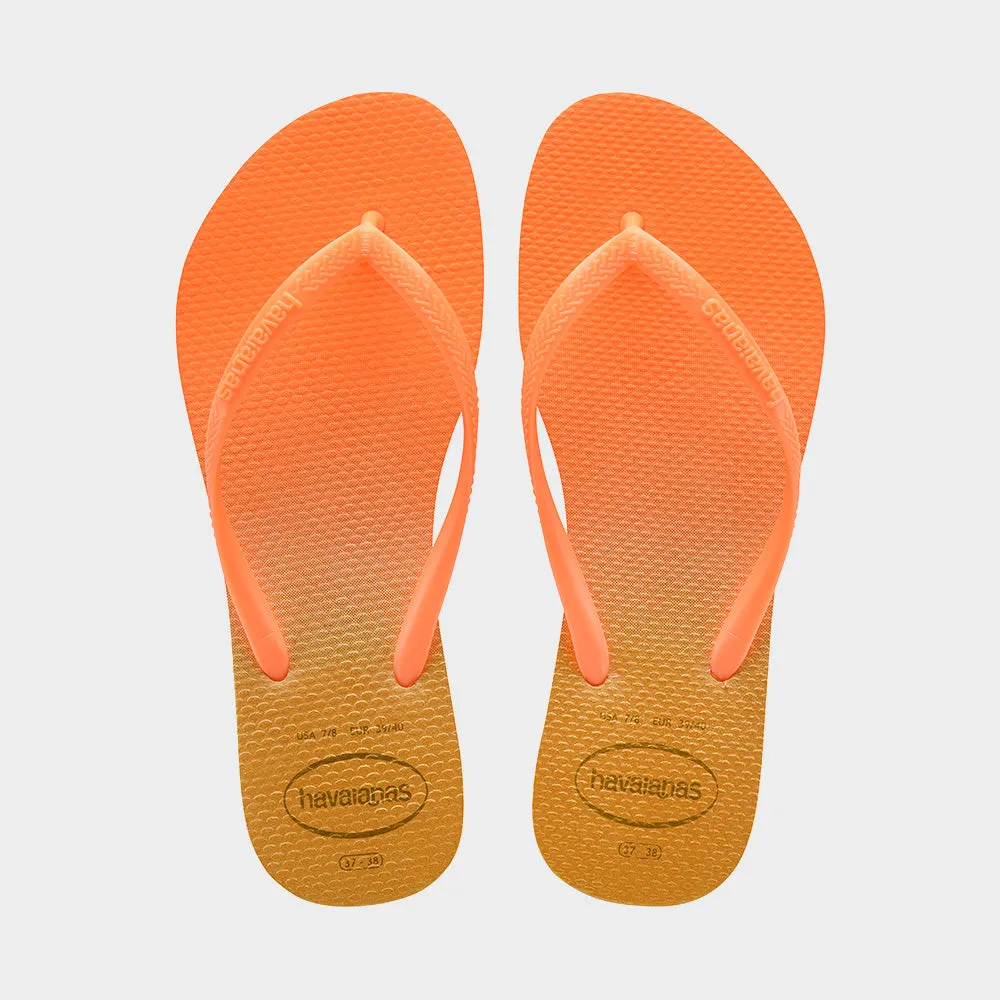 Havaianas Womens Slim Gradient Sandal Orange _ 183483 _ Orange