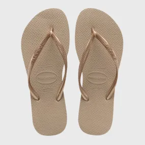 Havaianas Womens Slim Sandals Rose Gold _ 160886 _ Rose Gold