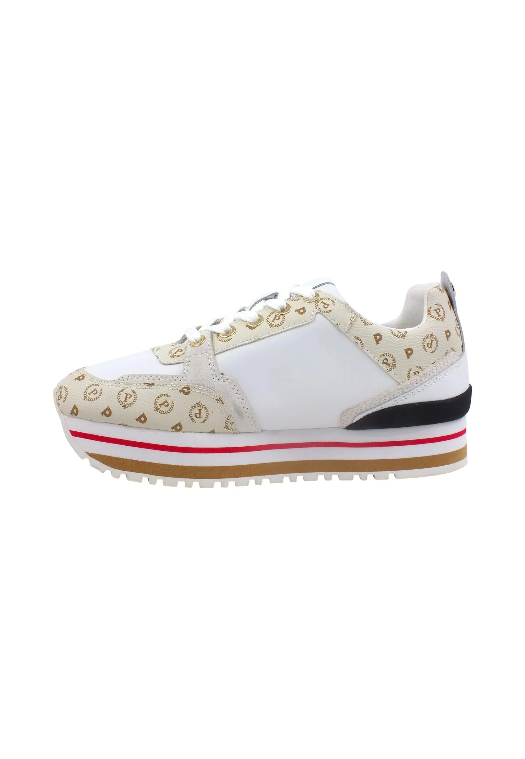 POLLINI Sneaker Donna Avorio Bianco TA15333G0GQ1011A