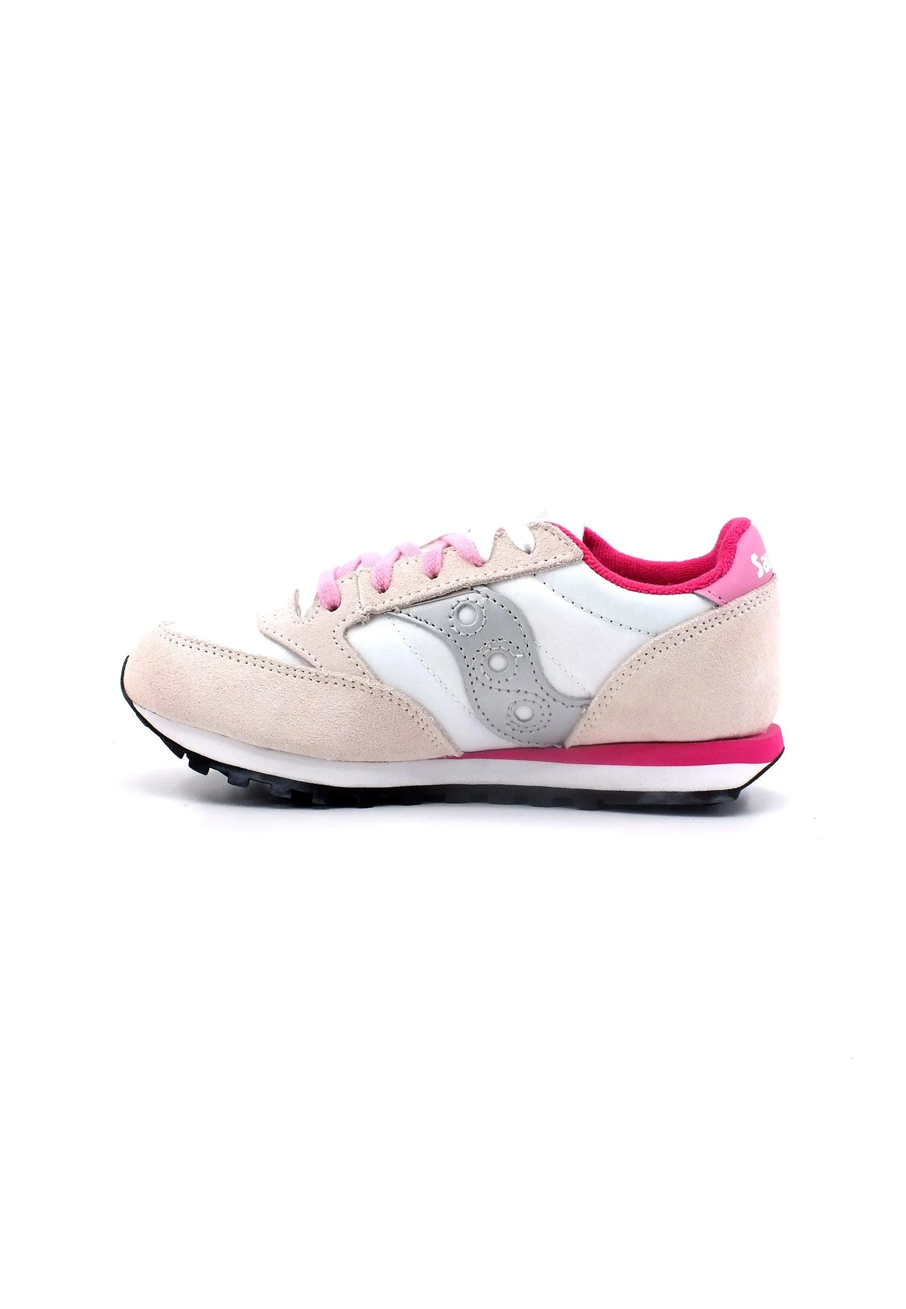 SAUCONY Jazz Original Sneaker Bimbo White Silver Pink SK167024