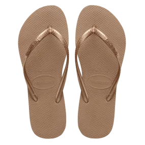 Slim Rose Gold Flip Flop