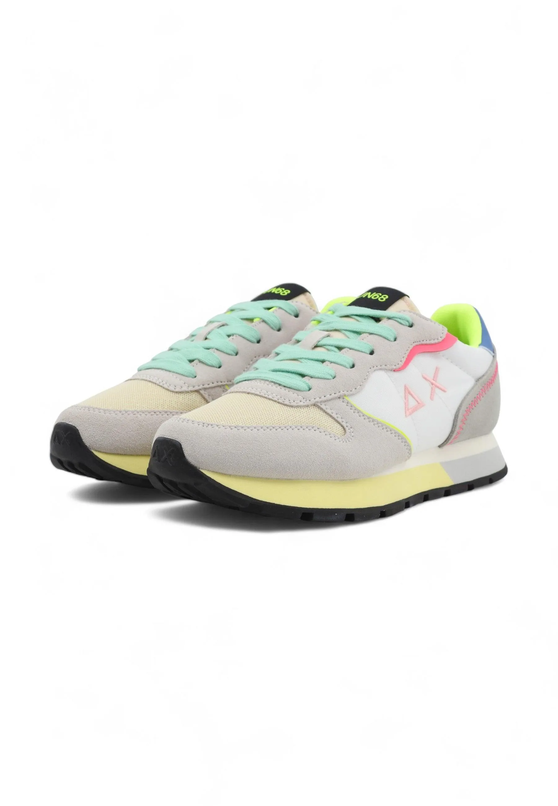 SUN68 Ally Color Sneaker Donna Bianco Z34204