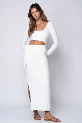 WIDE RIB VENTANAS CUT OUT DRESS