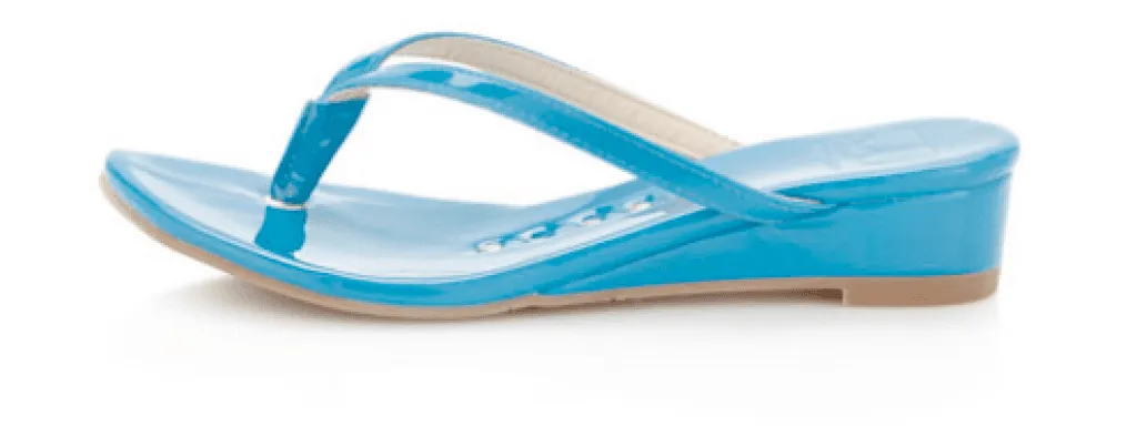 Womens J.LITVACK Negril  Wedge Flip-Flop