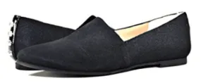 Womens's J.LITVACK St Lucia •Black Elastic• Flat